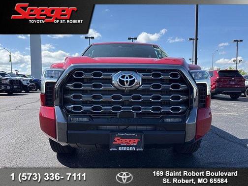 Supersonic Red 2026 Toyota Tundra Hybrid Platinum
