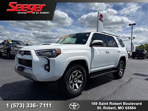 White 2024 Toyota 4Runner TRD Off Road Premium