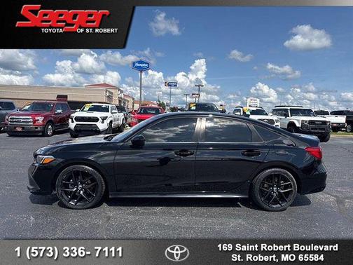 Crystal Black Pearl 2023 Honda Civic Sport