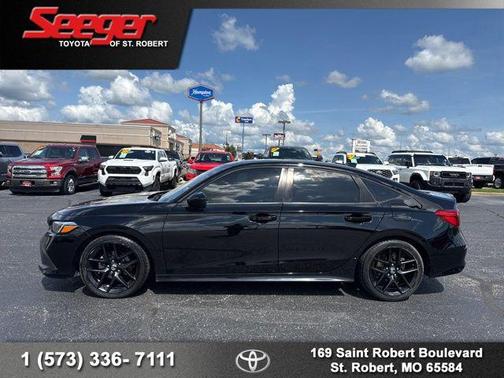 Crystal Black Pearl 2023 Honda Civic Sport