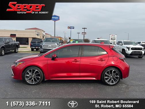 Red Fwd 2022 Toyota Corolla XSE