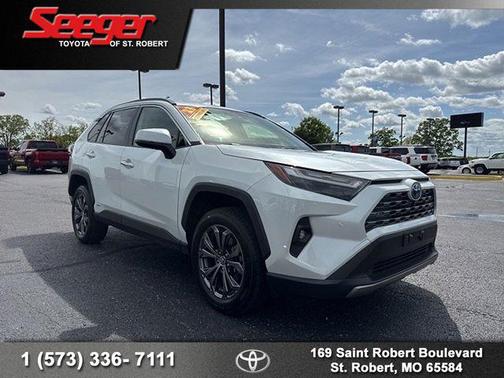 Wind Chill Pearl 2023 Toyota RAV4 Hybrid Limited