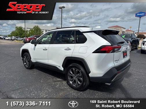Wind Chill Pearl 2023 Toyota RAV4 Hybrid Limited