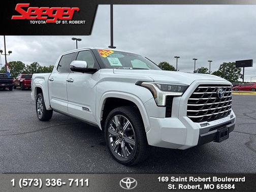Wind Chill Pearl 2024 Toyota Tundra Hybrid Capstone