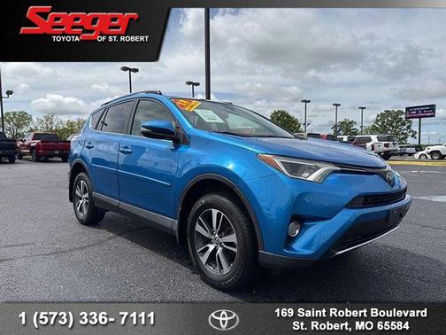Electric Storm Blue 2018 Toyota RAV4 XLE