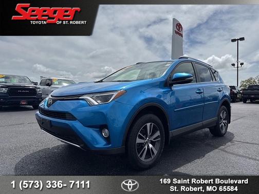 Electric Storm Blue 2018 Toyota RAV4 XLE