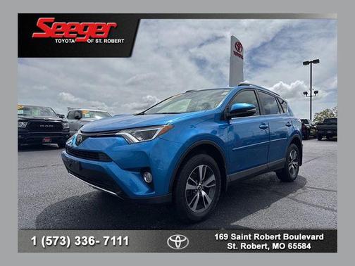 Electric Storm Blue 2018 Toyota RAV4 XLE