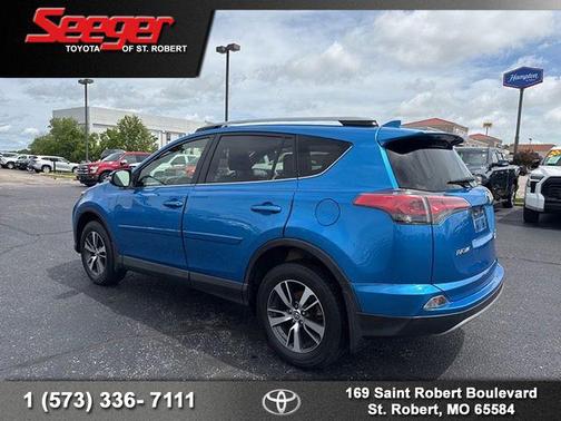 Electric Storm Blue 2018 Toyota RAV4 XLE