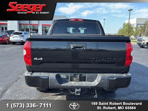 Midnight Black Metallic 2018 Toyota Tundra Platinum