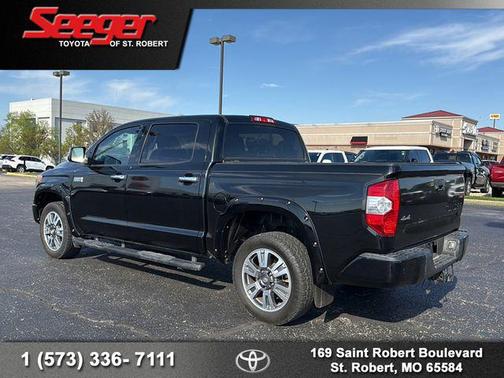 Midnight Black Metallic 2018 Toyota Tundra Platinum