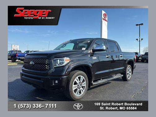 Midnight Black Metallic 2018 Toyota Tundra Platinum