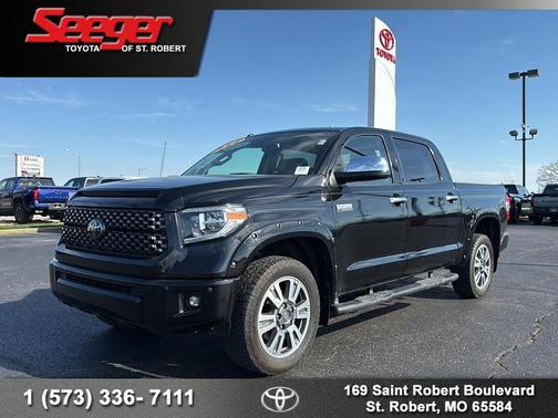Midnight Black Metallic 2018 Toyota Tundra Platinum