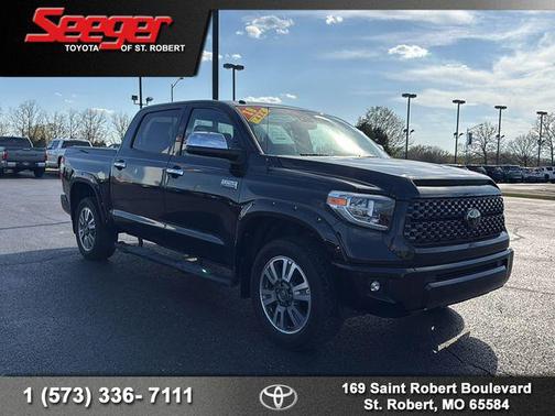 Midnight Black Metallic 2018 Toyota Tundra Platinum