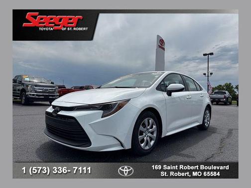 White 2024 Toyota Corolla LE