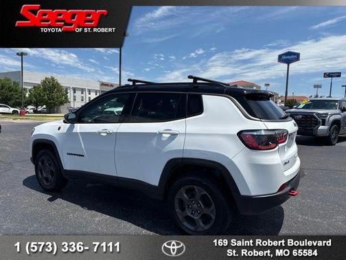 Bright White Clearcoat 2022 Jeep Compass Trailhawk
