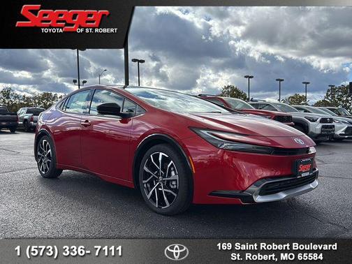 Supersonic Red 2026 Toyota Prius Plug-In Hybrid XSE Premium