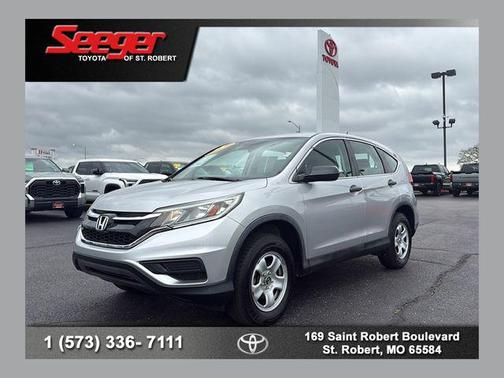 Alabaster Silver Metallic 2015 Honda CR-V LX