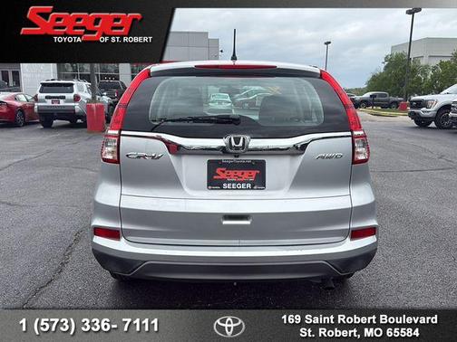 Alabaster Silver Metallic 2015 Honda CR-V LX