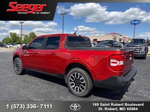Red Awd 2024 Ford Maverick Lariat