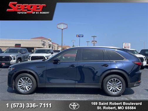 Deep Crystal Blue Mica 2024 Mazda CX-90 3.3 Turbo Preferred Plus
