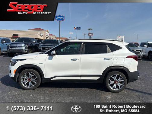 Snow White Pearl 2021 Kia Seltos SX Turbo