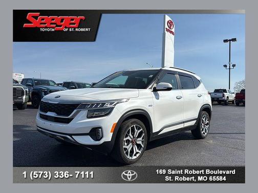 Snow White Pearl 2021 Kia Seltos SX Turbo