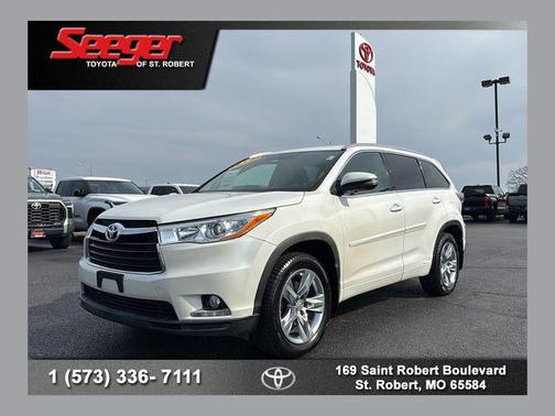 Blizzard Pearl 2015 Toyota Highlander Limited