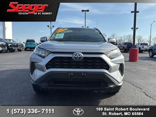 Silver Sky Metallic 2022 Toyota RAV4 Hybrid LE