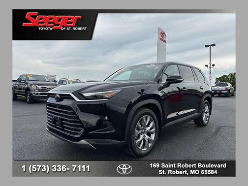 Midnight Black Metallic 2024 Toyota Grand Highlander Limited