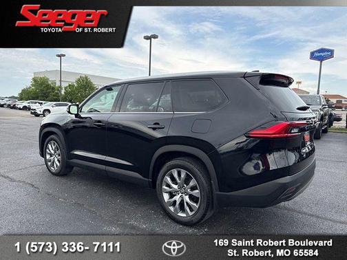 Midnight Black Metallic 2024 Toyota Grand Highlander Limited