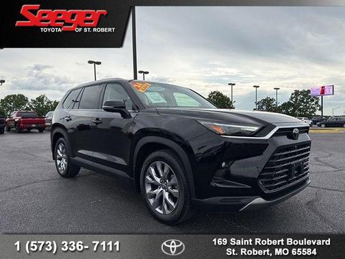 Midnight Black Metallic 2024 Toyota Grand Highlander Limited