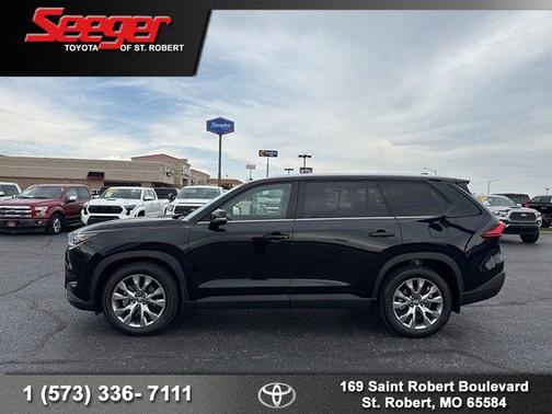Midnight Black Metallic 2024 Toyota Grand Highlander Limited
