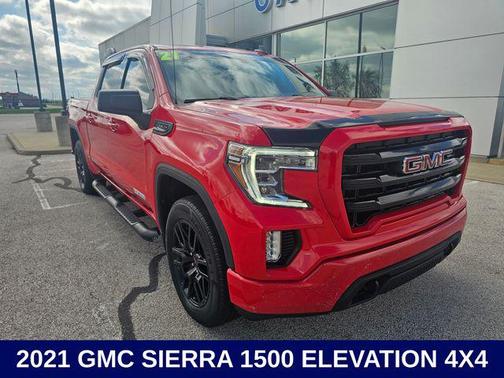 Red 2021 GMC Sierra 1500 Elevation