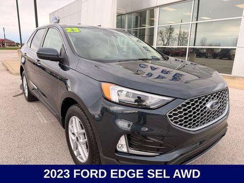 Stone Blue Metallic 2023 Ford Edge SEL