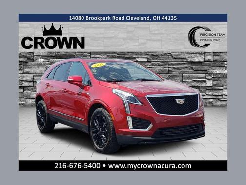 Infrared Tintcoat 2021 Cadillac XT5 Sport