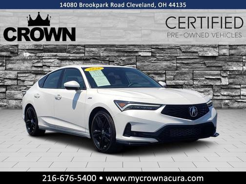 Platinum White Pearl 2026 Acura Integra FWD A-Spec