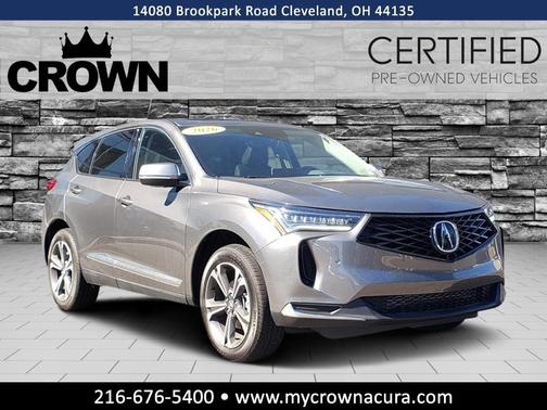 Liquid Carbon Metallic 2026 Acura RDX Technology Package