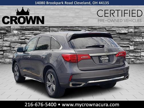 Modern Steel Metallic 2020 Acura MDX 3.5L