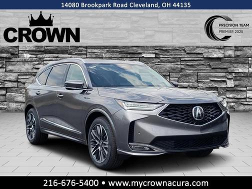 Gray / Black 2026 Acura MDX Advance Package