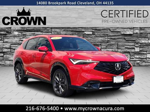 Milano Red 2025 Acura ADX A-Spec