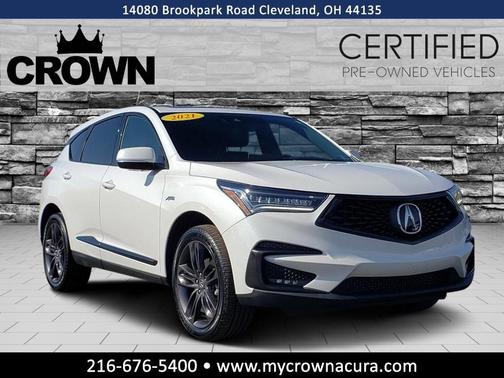 Platinum White Pearl 2021 Acura RDX A-Spec