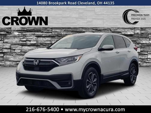 Platinum White Pearl 2021 Honda CR-V AWD EX