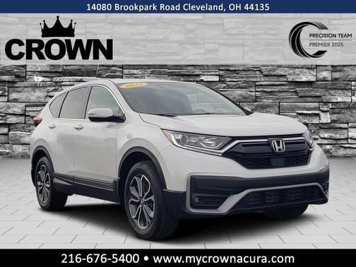 Platinum White Pearl 2021 Honda CR-V AWD EX
