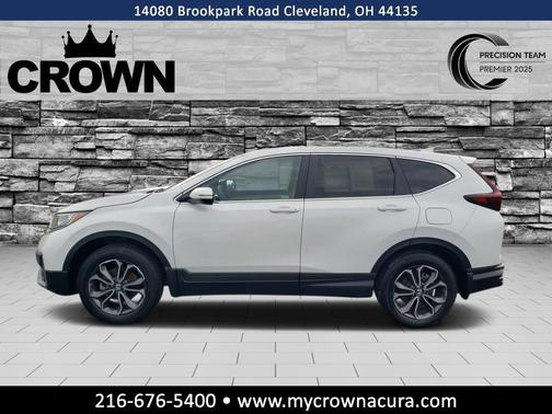 Platinum White Pearl 2021 Honda CR-V AWD EX