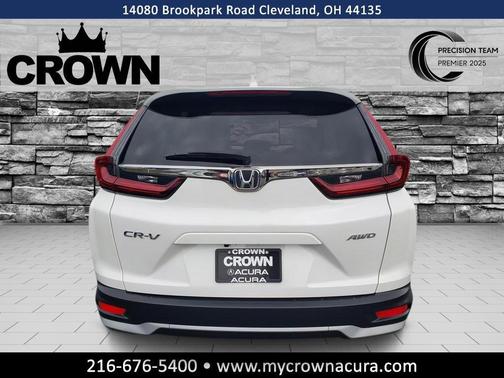 Platinum White Pearl 2021 Honda CR-V AWD EX