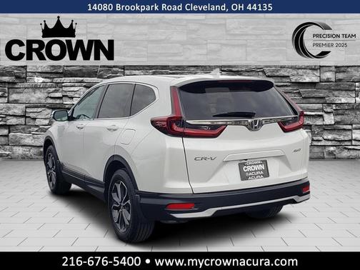 Platinum White Pearl 2021 Honda CR-V AWD EX