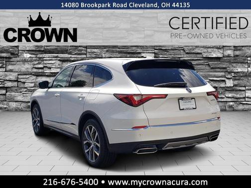 Platinum White Pearl 2024 Acura MDX Technology Package