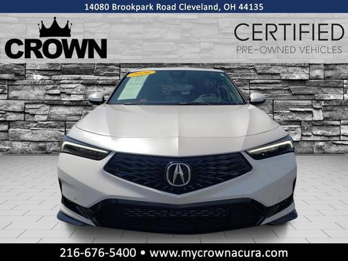 Platinum White Pearl 2026 Acura Integra FWD A-Spec with Technology