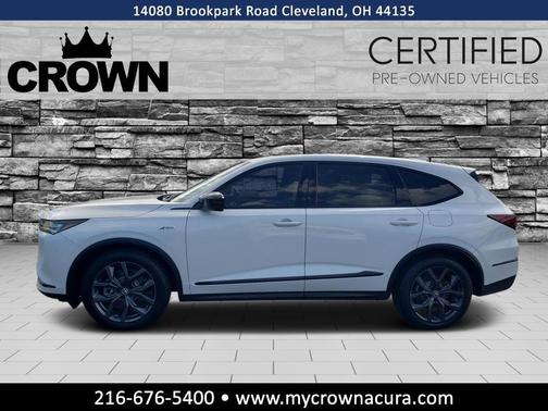 Platinum White Pearl 2023 Acura MDX A-SPEC