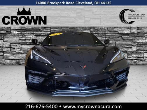 Black 2024 Chevrolet Corvette Stingray w/3LT